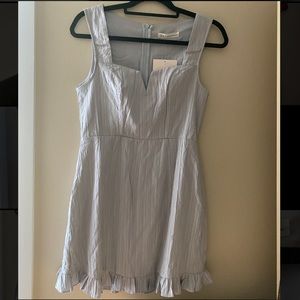 ✨SHOWPO GREY DRESS WITH WIRED V-LINE✨